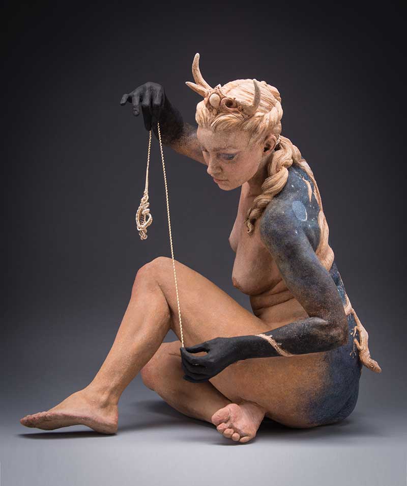 Kristine-Colin-Poole- figurative sculpture surreal art
