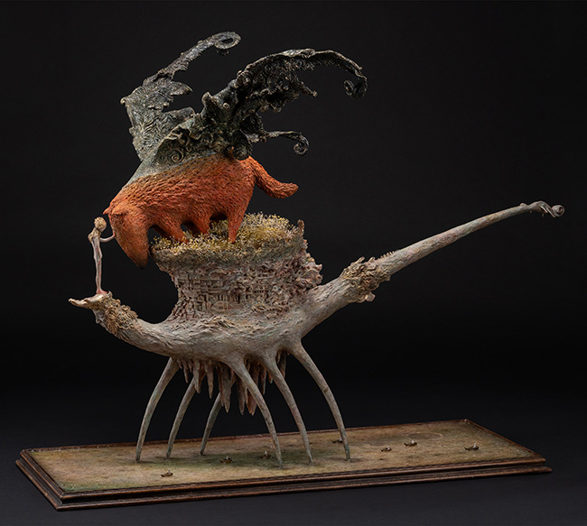 akishi ueda sculpture dragon 