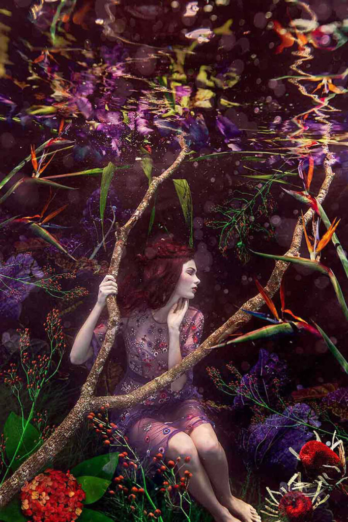 beth mitchell - ariadne - underwater photography - third prize winner - beautiful bizarre art prize 2019