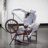 Justin-M-Zielke-sculpture-resin-spinning-wheel