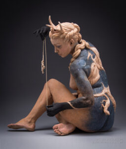 6153_Kristine and Colin Poole - ceramic figurative sculpture a
