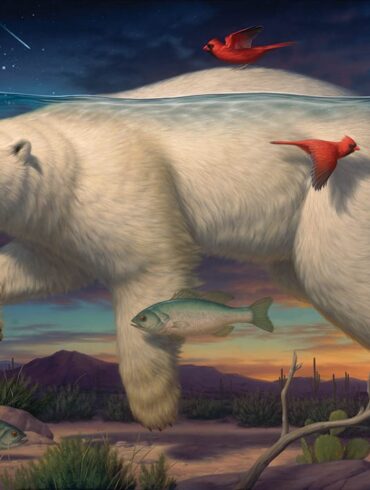 Phillip-Singer-surreal-polar-bear-painting
