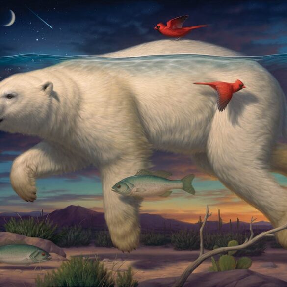 Phillip-Singer-surreal-polar-bear-painting