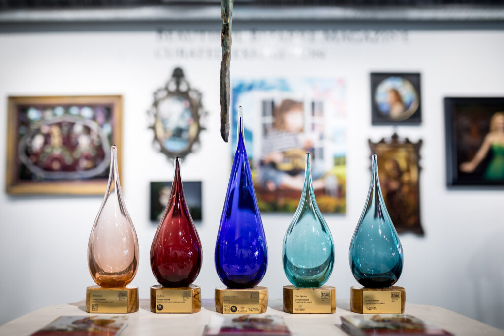 Beautiful Bizarre Art Prize - Winners trophies 2021