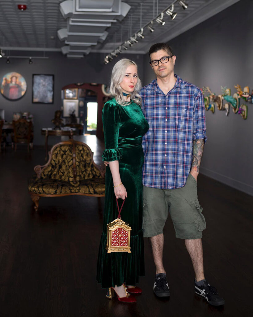 ERICA BERKOWITZ & JOSEPH WEINREB - Haven Gallery - Beautiful Bizarre Art Prize Jury Panel