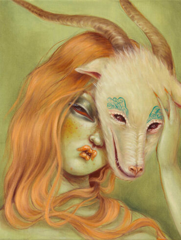 Miss-Van-Portrait-with-Goat-Mask