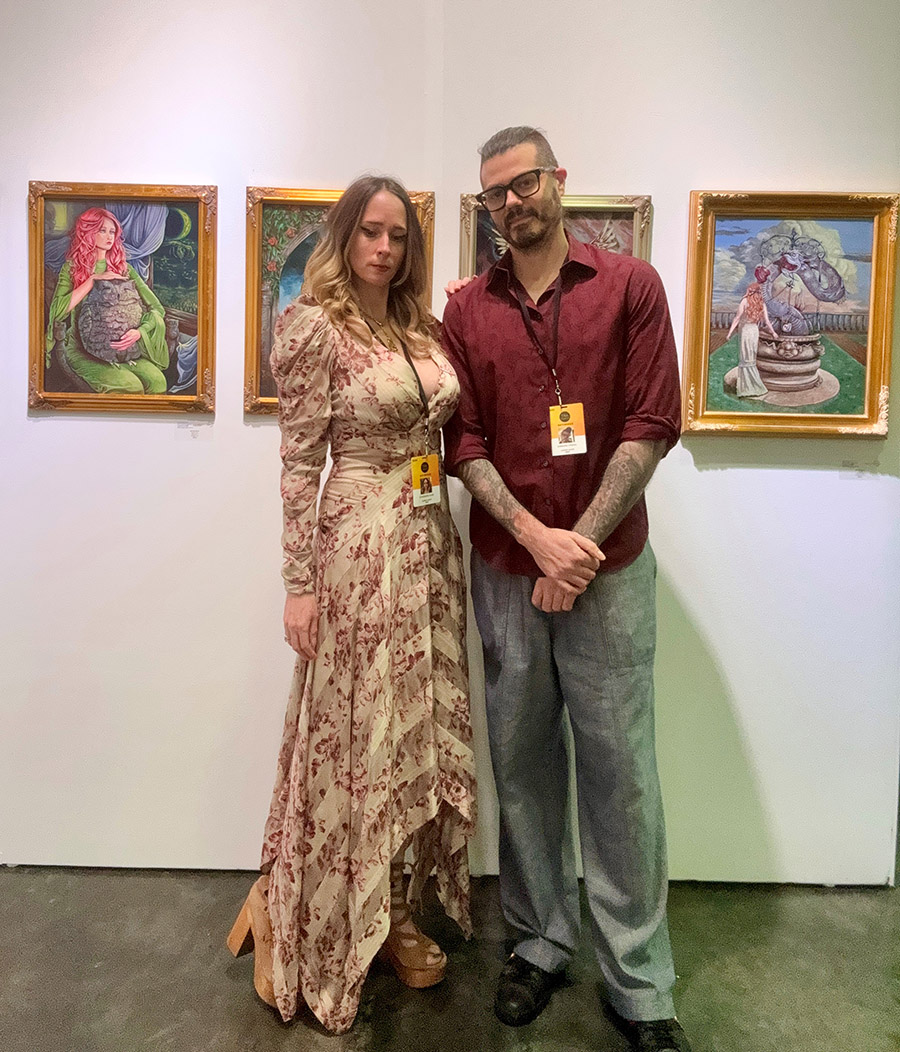 Erica Berkowitz & Joseph Weinreb - Haven Gallery - Beautiful Bizarre Art Prize Jury Panel 2025