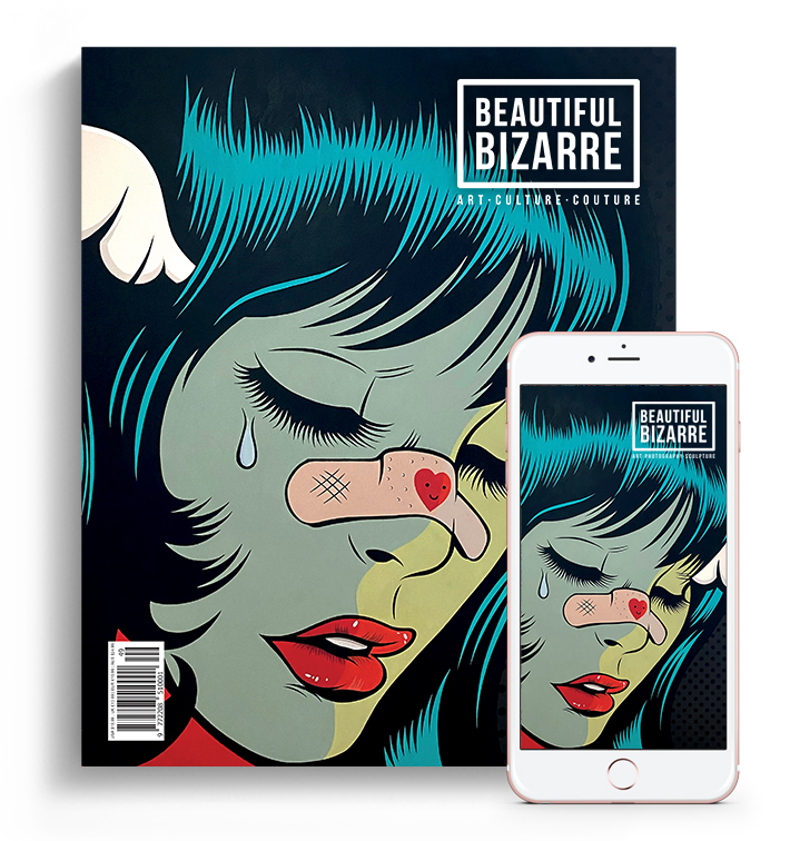 Beautiful Bizarre art magazine - Issue 49_Cover by DFace - WEB