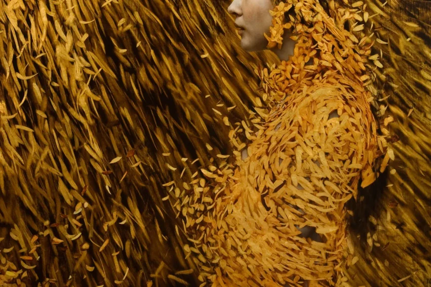 Brad Kunkle - Cocoon - figurative painting