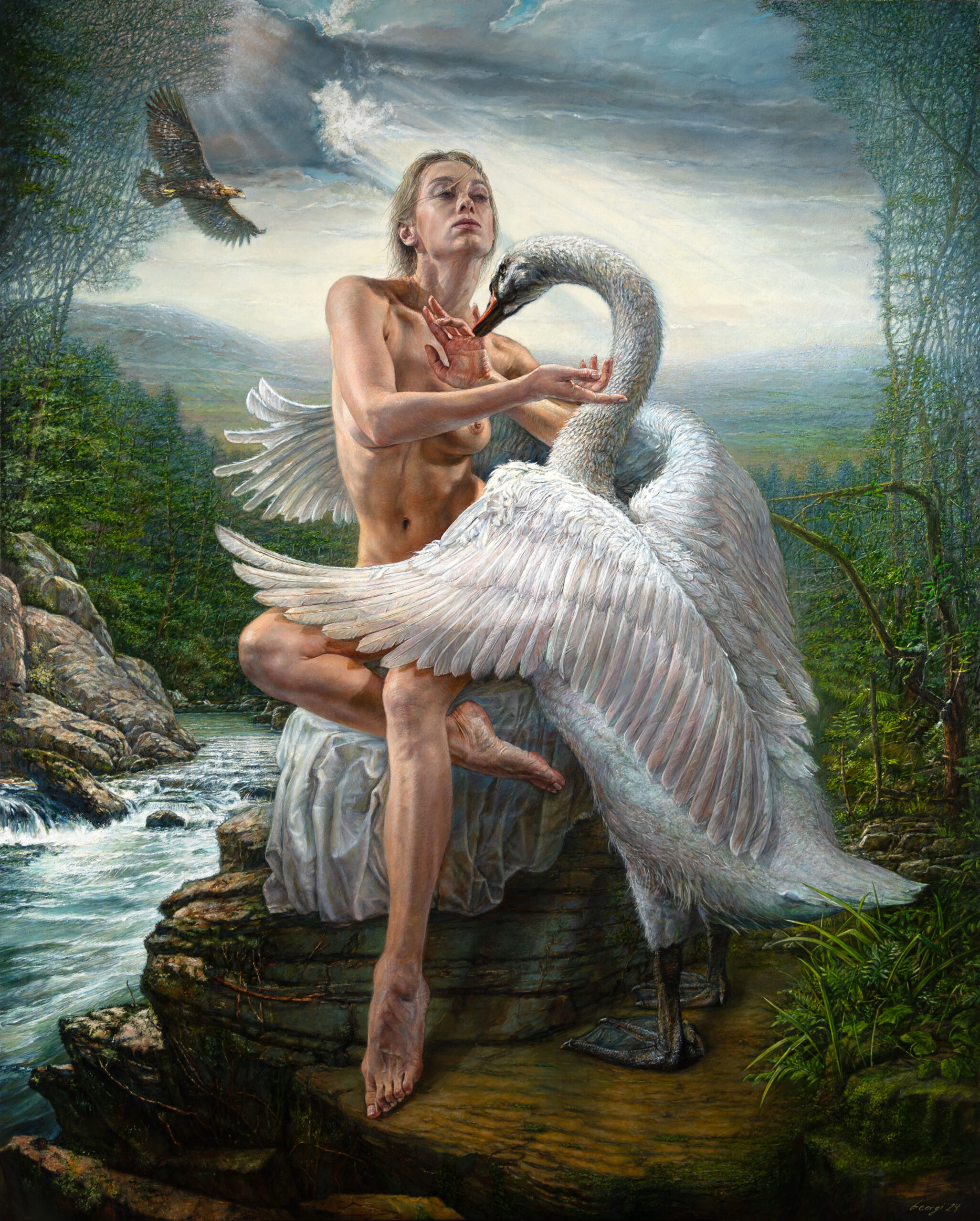 Leda and the swan